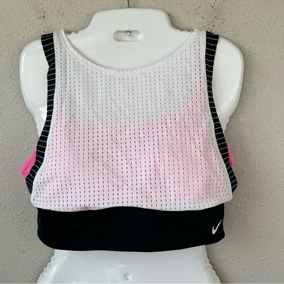 Nike Other - Nike Black and Pink Bikini Top